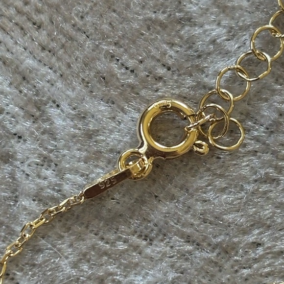 Brand New 14K Gold Plated 925 Sterling Silver Initial "N" & Alexandrite Necklace - Picture 14 of 16